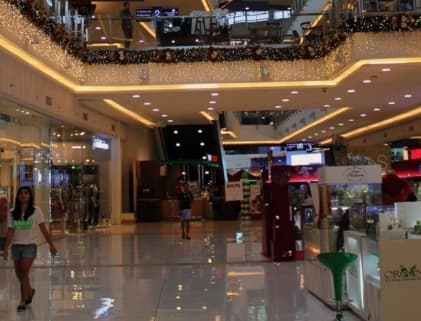 Shopping mall background mobile