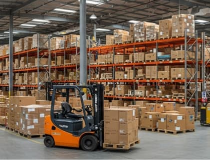 Warehouse background mobile